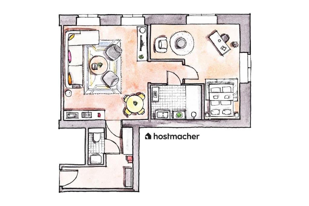 Artful 1Br Suite, City Nearby By Hm 维也纳 外观 照片